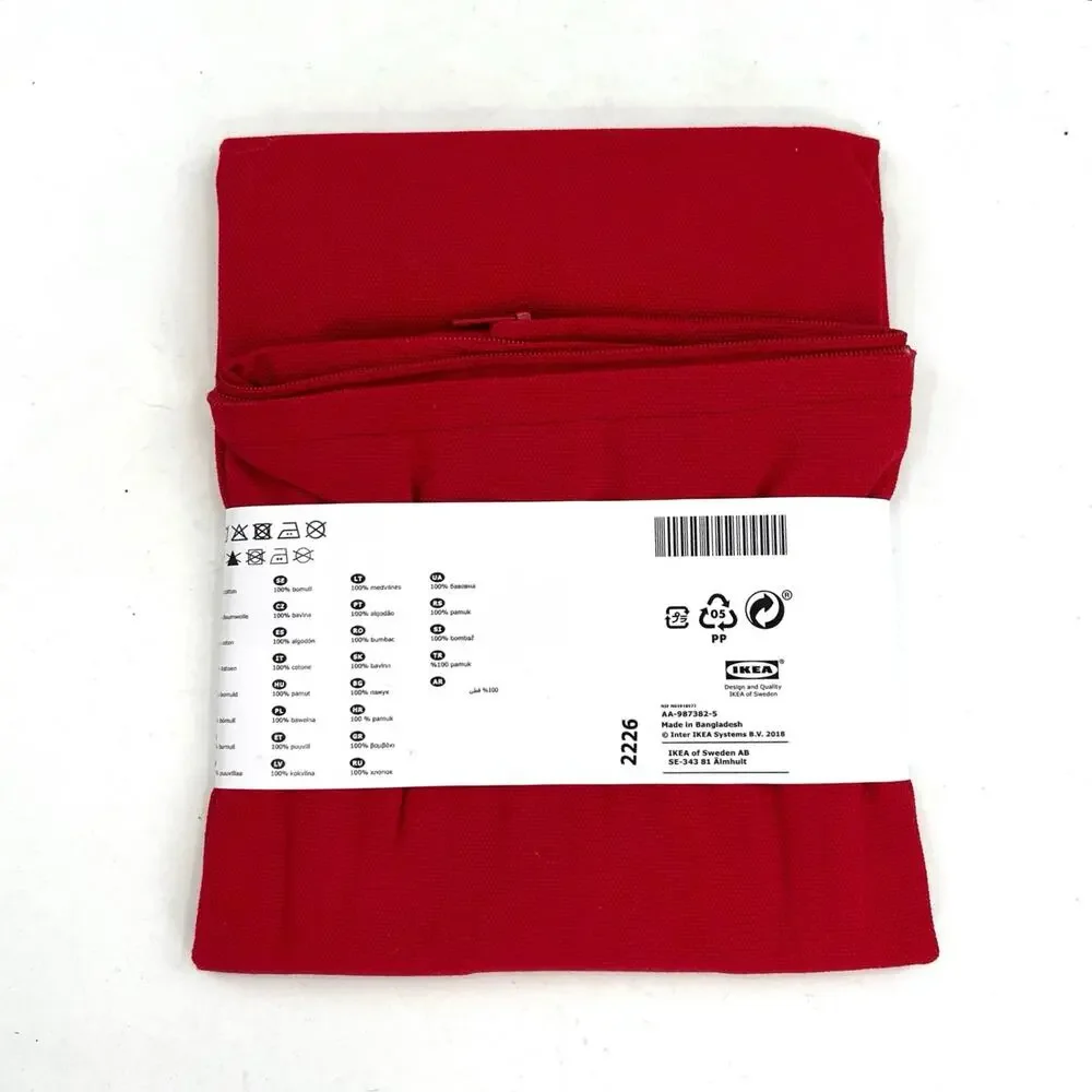 IKEA GURLI cotton 20” square pillow cover